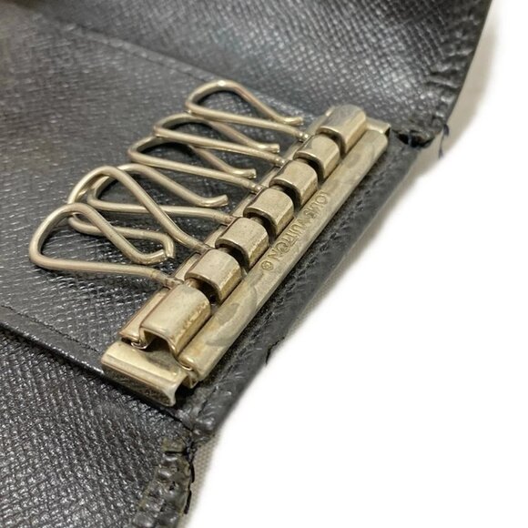 Auth LOUIS VUITTON Multicles 6 M30532 Ardoise Taiga - CA1003 Key Case - Picture 5 of 12